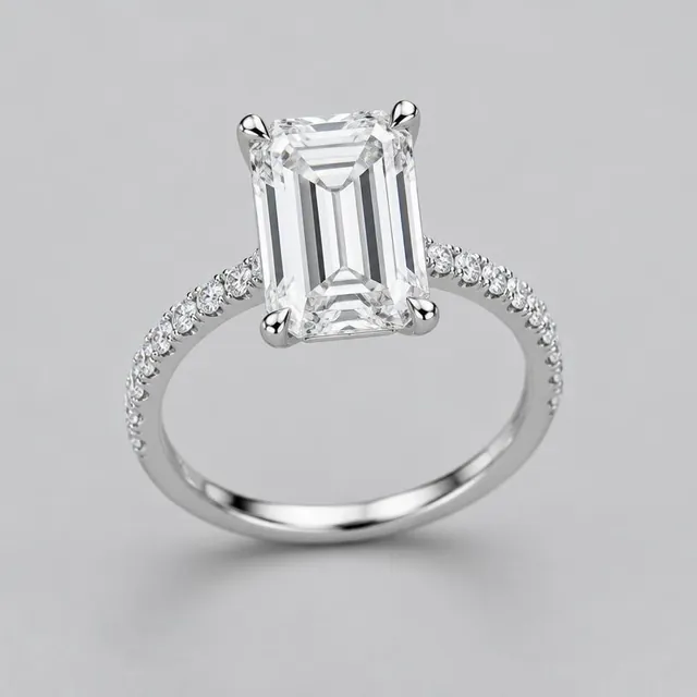Emerald Pavé · Platinum